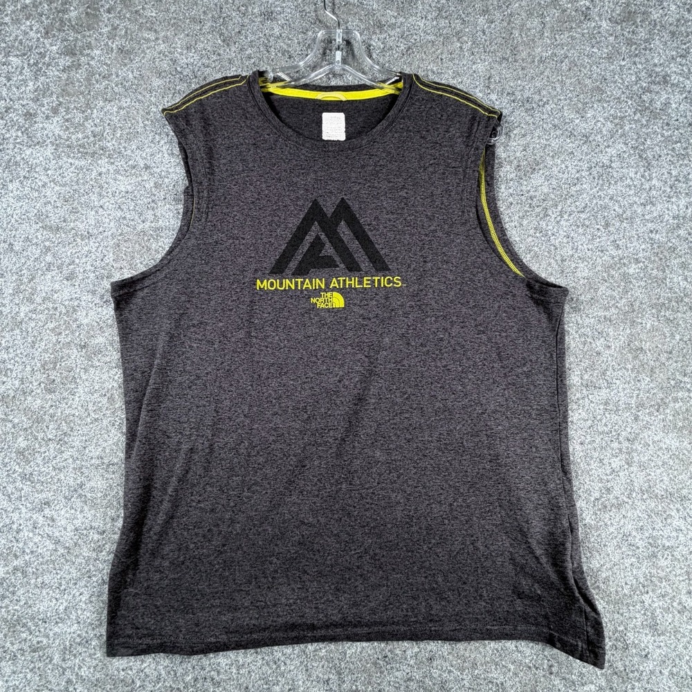 The North Face Mountain Athletics Tank Top Mens Dark Gray Comfort Outdoor Hiking